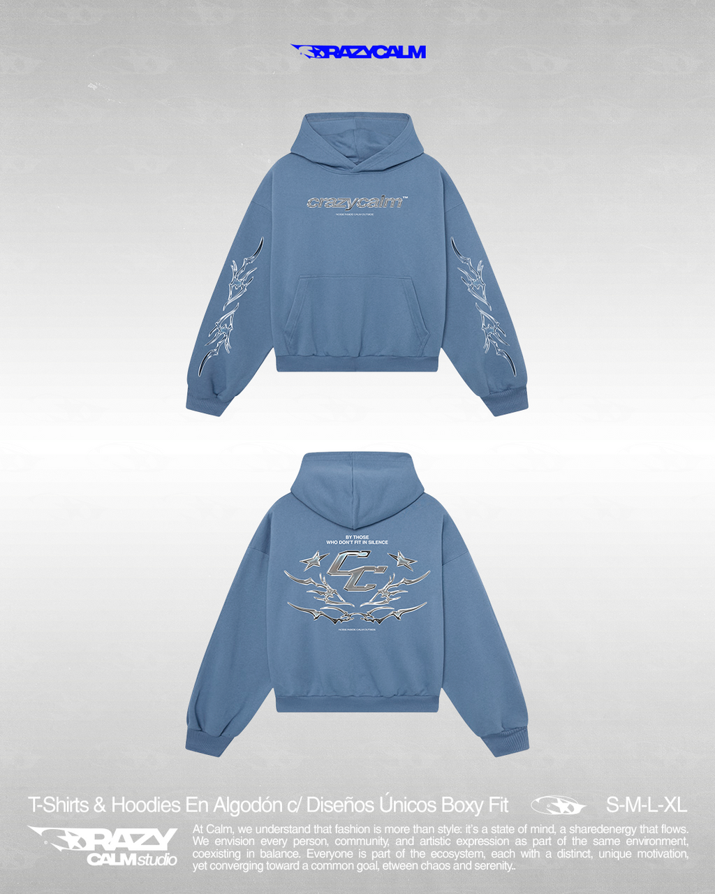 Polera Noise Celeste