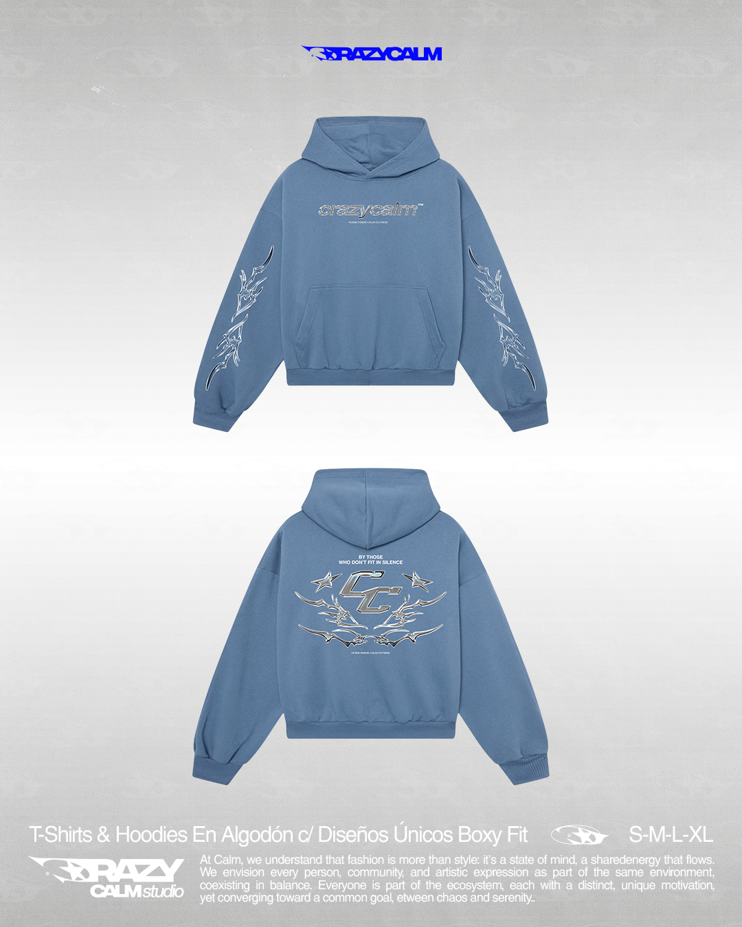 Polera Noise Celeste